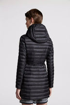 Barbel Long Down Jacket – the long parka features an adjustable waistline that gives the outerwear a feminine – LUX VERSE Luxury Designer Fashion Outlet