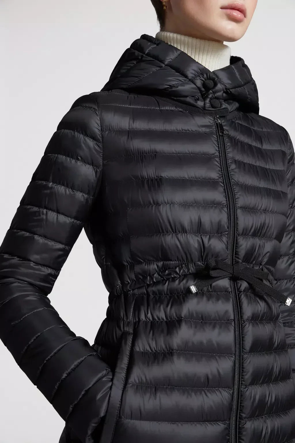 Barbel Long Down Jacket – crafted from nylon léger, the Barbel long down jacket is warm while being lightweight – LUX VERSE Luxury Designer Fashion Outlet