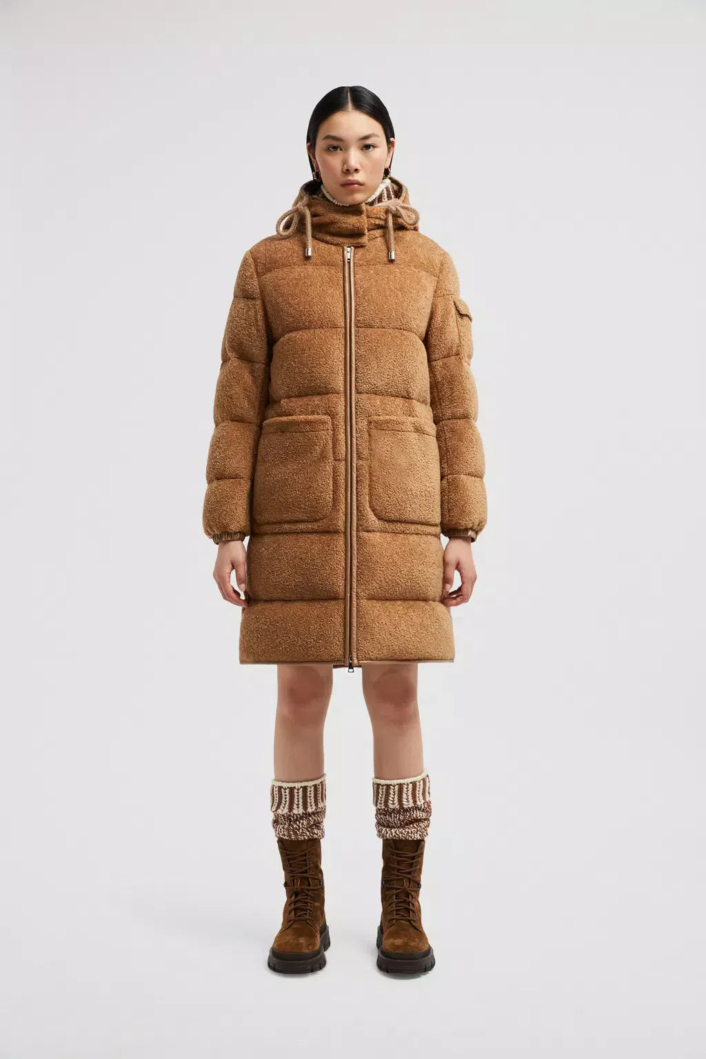 Belcastel Teddy Long Down Jacket – the warmer moves seamlessly from daytime to evening looks – LUX VERSE Luxury Designer Fashion Outlet