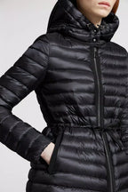 Raie Short Down Jacket – grosgrain details enhance the feminine silhouette of this piece – LUX VERSE Luxury Designer Fashion Outlet