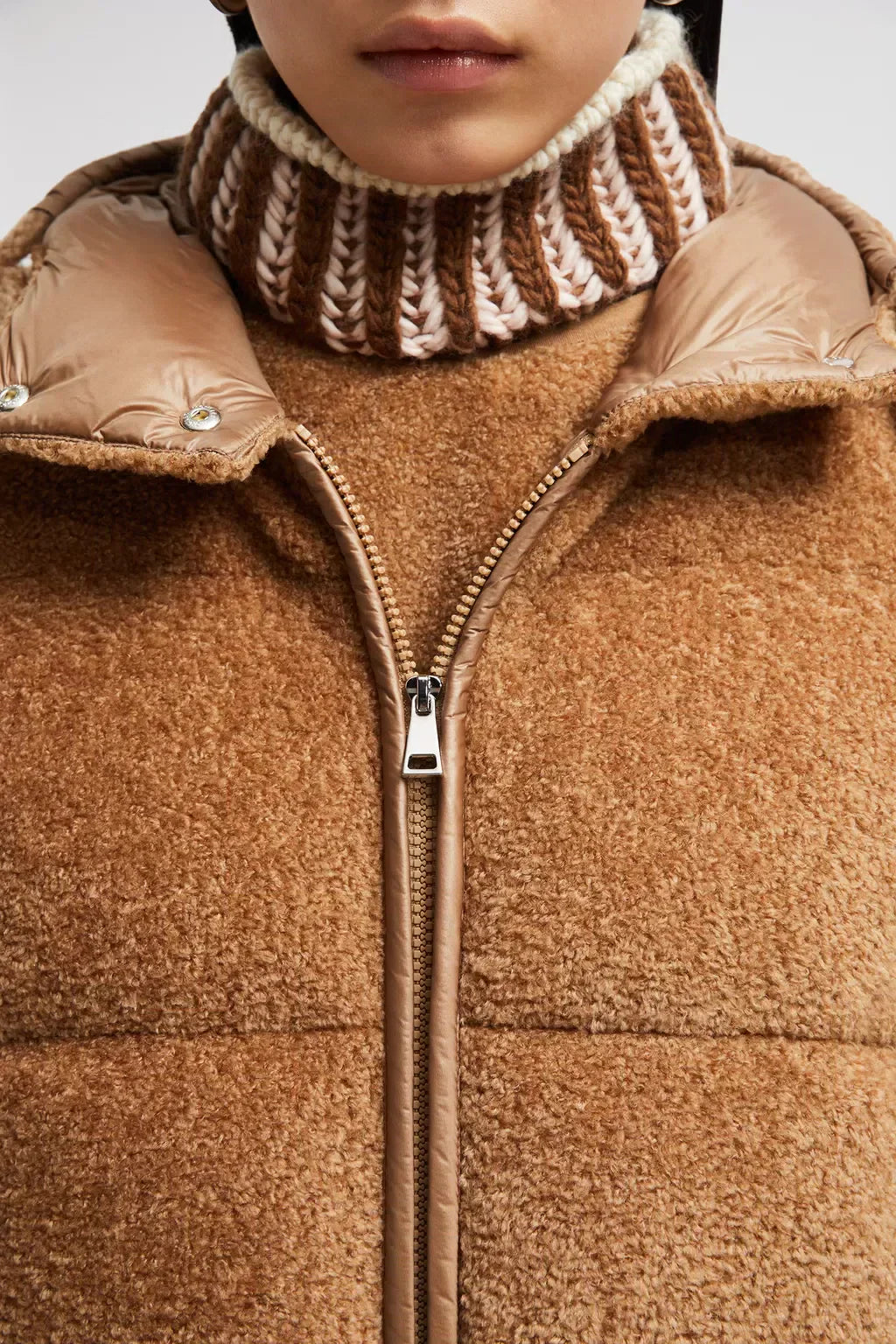 Belcastel Teddy Long Down Jacket – the Belcastel down jacket is crafted from luxurious teddy, a material that adds – LUX VERSE Luxury Designer Fashion Outlet