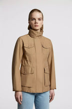Ilo Field Jacket – the lightweight style is finished with a detachable faux fur collar – LUX VERSE Luxury Designer Fashion Outlet