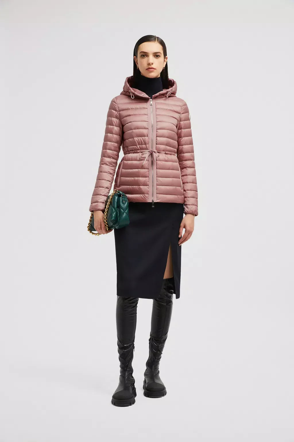 Raie Short Down Jacket – grosgrain details enhance the feminine silhouette of this piece – LUX VERSE Luxury Designer Fashion Outlet