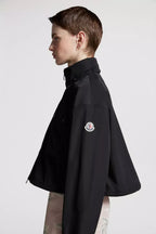Leda Parka – the cropped jacket is enhanced with breathable mesh lining and practical patch – LUX VERSE Luxury Designer Fashion Outlet