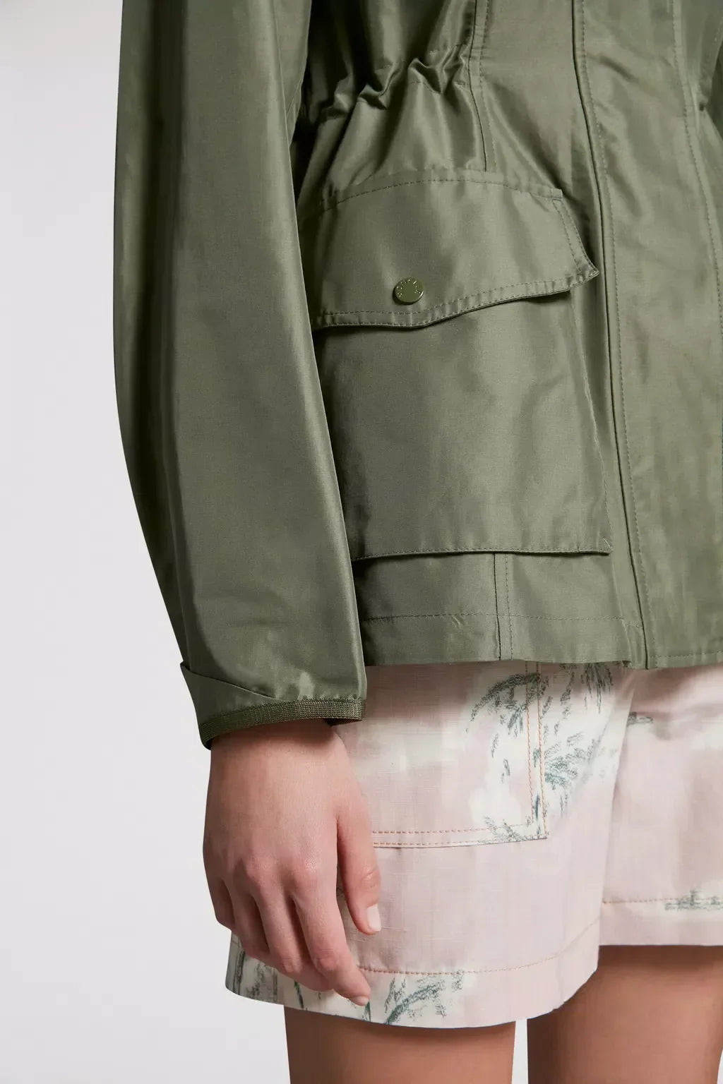 Ilo Field Jacket – crafted from recycled polyester, the short puffer boasts geometric quilting – LUX VERSE Luxury Designer Fashion Outlet