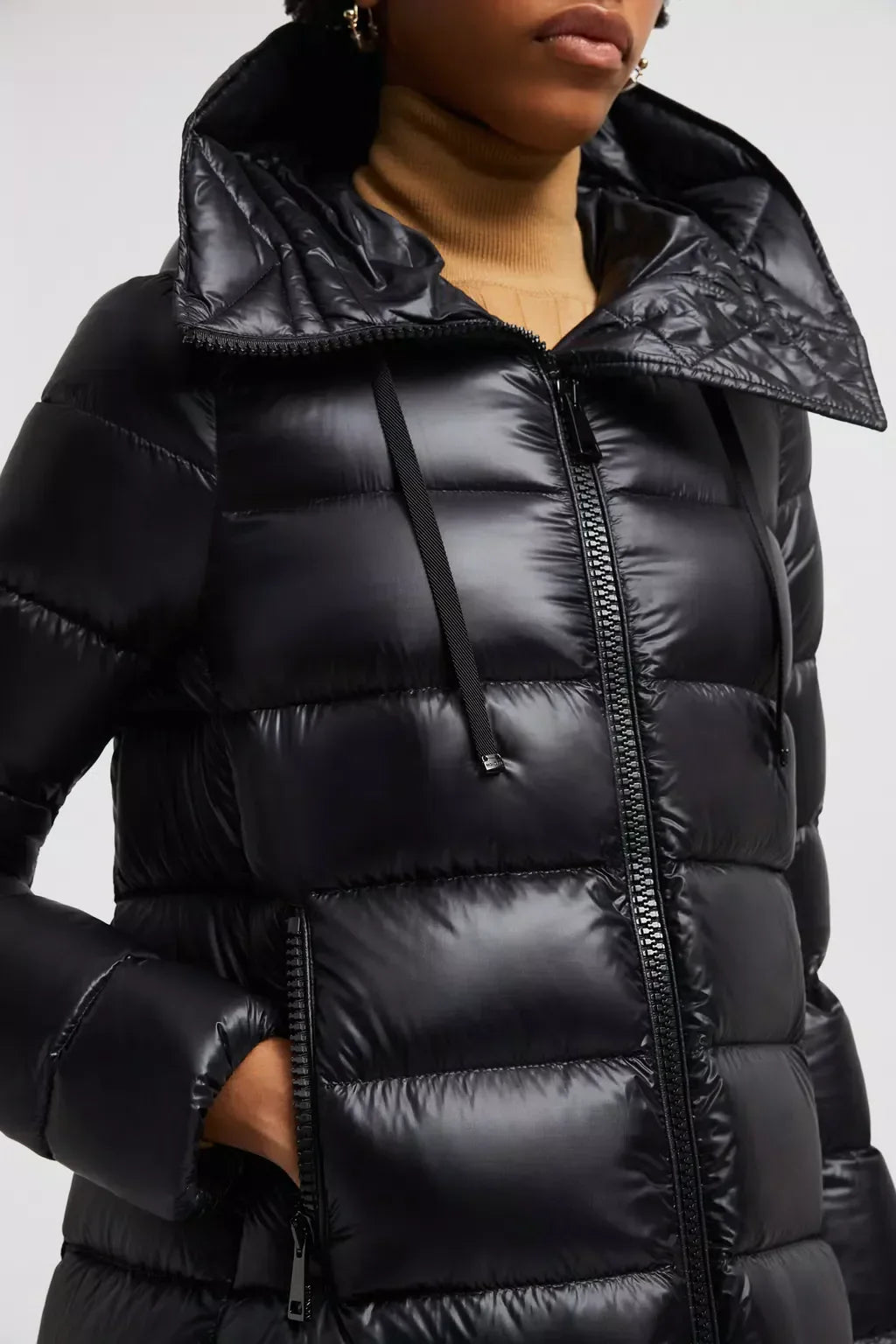 Suyen Long Down Jacket – the boudin-quilted down coat boasts a feminine flared shape that layers well over – LUX VERSE Luxury Designer Fashion Outlet