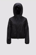Cassie Hooded Jacket – the Cassie jacket is crafted from ultra-light nylon fabric with a transparent – LUX VERSE Luxury Designer Fashion Outlet