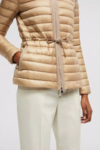 Moncler Raie Short Down Jacket – grosgrain details enhance the feminine silhouette of this piece – LUX VERSE Luxury Designer Fashion Outlet