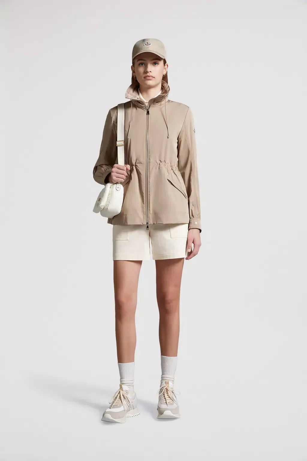 Enet Parka – crafted from technical twill Technical twill lining Pull-out hood Zipper closure – LUX VERSE Luxury Designer Fashion Outlet