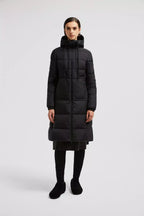 Idocrase Long Down Jacket – a versatile design, the down jacket layers over both day and evening looks – LUX VERSE Luxury Designer Fashion Outlet