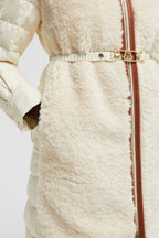 Sorbier Long Down Vest – crafted from faux fur Recycled longue saison lining Polyester back Down-filled – LUX VERSE Luxury Designer Fashion Outlet