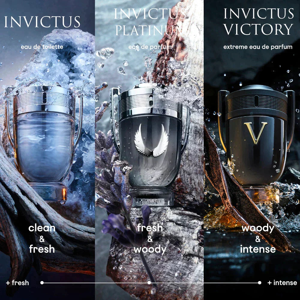 Invictus Platinum 6.8 oz EDP for men – it's time to embrace victory – LUX VERSE Luxury Designer Fashion Outlet