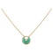 AMULETTE GOLD MALACHITE NECKLACE