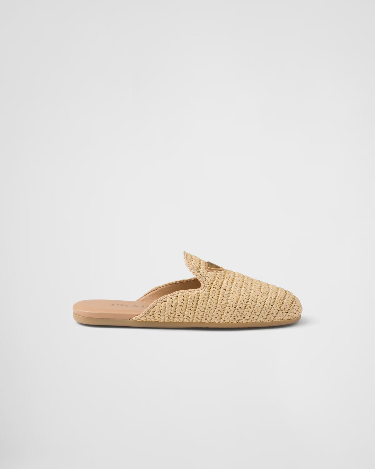 Crochet mules sandal – the style completed with a thin rubber sole is decorated with the iconic enameled – LUX VERSE Luxury Designer Fashion Outlet