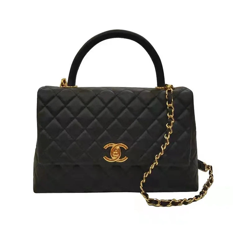 Maxi Flap Bag with Top Handle – LUX VERSE Luxury Designer Fashion Outlet