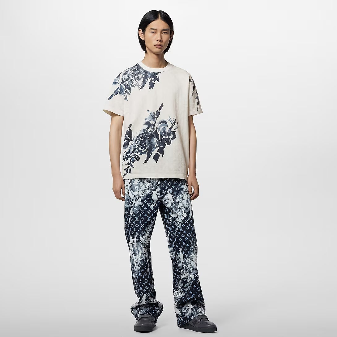 Monogram Cotton Pique T-Shirt – this organic cotton t-shirt is an easy yet refined piece for completing casual looks – LUX VERSE Luxury Designer Fashion Outlet