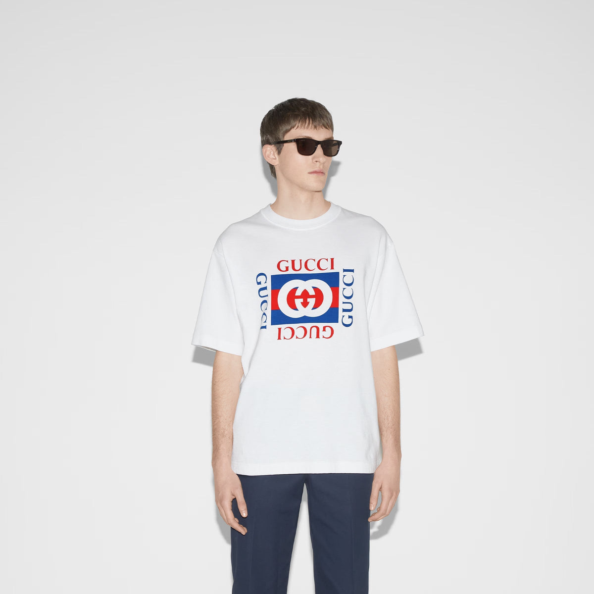 Cotton Jersey T- Shirt With Prints – inspired by the summer spirit and beach clubs on the Italian coast, this item is – LUX VERSE Luxury Designer Fashion Outlet