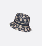 D-Bobby Macrocannage Small Brim Bucket Hat – the style is enhanced by a contrasting band embroidered with the Christian Paris – LUX VERSE Luxury Designer Fashion Outlet