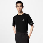 Short-Sleeved Cotton Crewneck – this versatile piece brings a distinguished touch to everyday looks – LUX VERSE Luxury Designer Fashion Outlet
