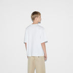 Cotton Jersey T-Shirt With Print – inspired by the summer spirit and beach clubs on the Italian coast, this item is – LUX VERSE Luxury Designer Fashion Outlet