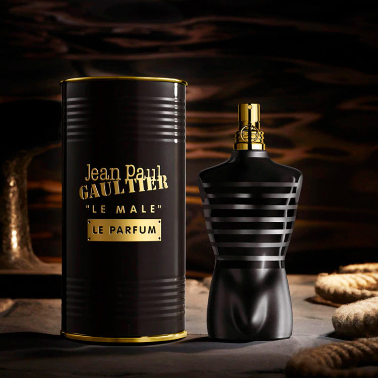 Jean Paul "Le Male" Le Parfum 6.8 oz for men – set course for Le Male Le Parfum, the new Jean Paul Gaultier for him – LUX VERSE Luxury Designer Fashion Outlet