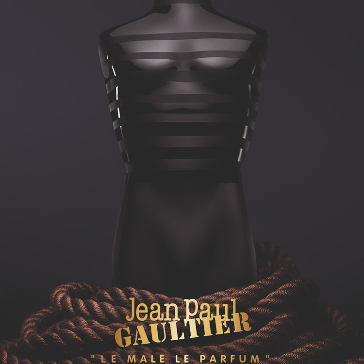 Jean Paul "Le Male" Le Parfum 6.8 oz for men – in a black and gold officer's jacket, this intense Eau de Parfum takes the helm of – LUX VERSE Luxury Designer Fashion Outlet