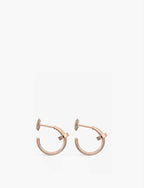 Juste Earrings Rose Gold – LUX VERSE Luxury Designer Fashion Outlet