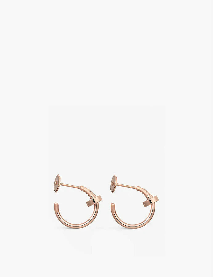 Juste Earrings Rose Gold – LUX VERSE Luxury Designer Fashion Outlet