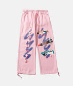 Kanji Jogger – material: Premium Cotton & Polyester Design: High Quality Print Fit type – LUX VERSE Luxury Designer Fashion Outlet