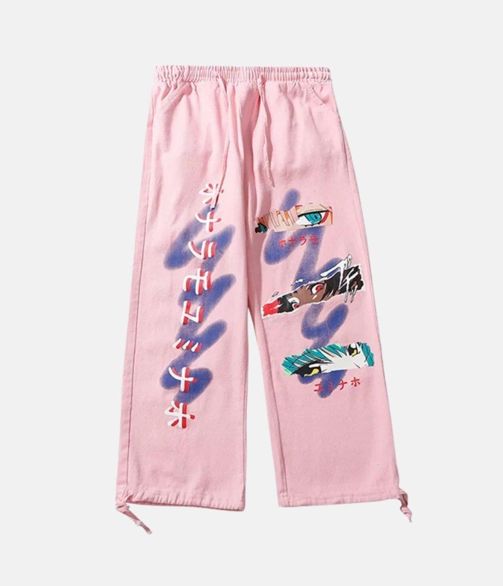 Kanji Jogger – material: Premium Cotton & Polyester Design: High Quality Print Fit type – LUX VERSE Luxury Designer Fashion Outlet