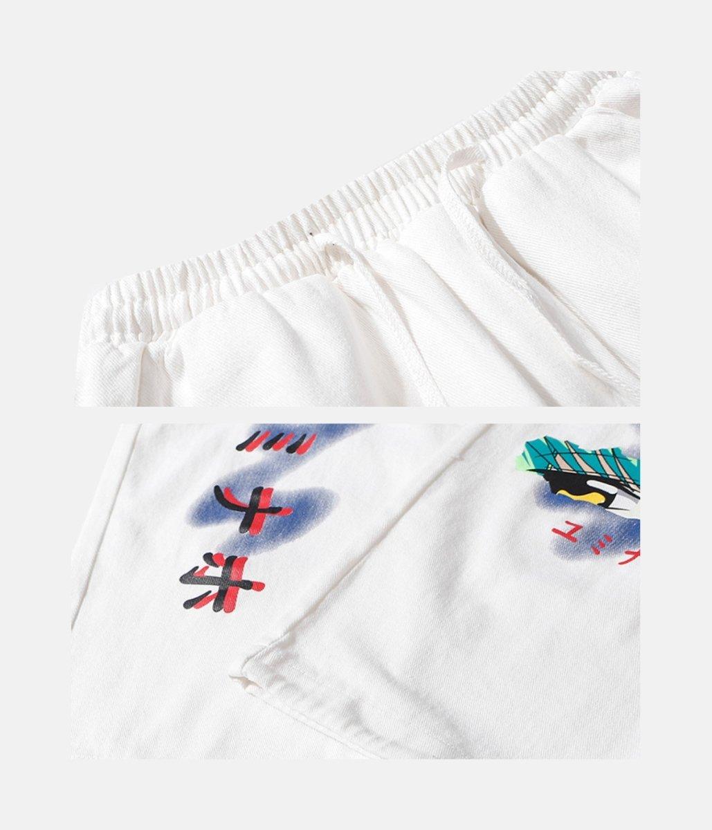 Kanji Jogger – thigh Hip Lenght M 70 49 108 100 L 74 51 112 102 XL 78 53 116 104 – LUX VERSE Luxury Designer Fashion Outlet