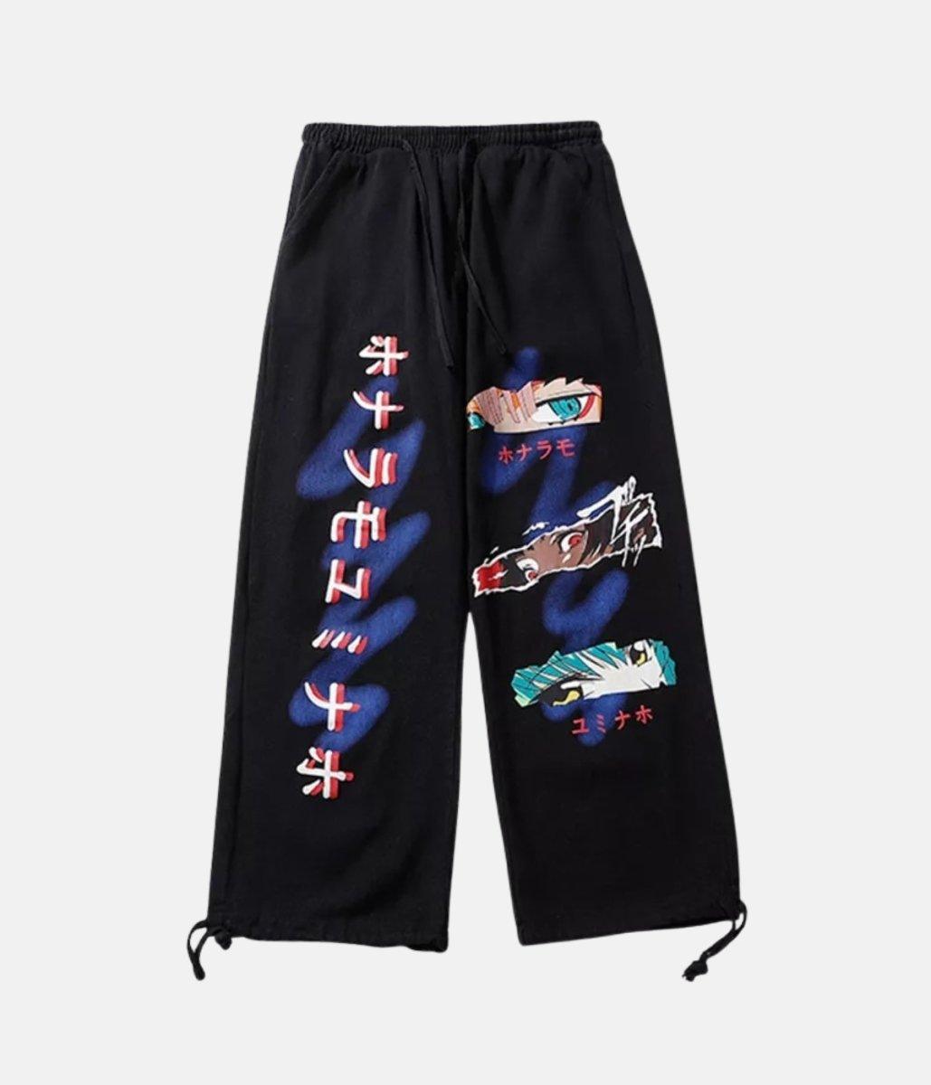 Kanji Jogger – material: Premium Cotton & Polyester Design: High Quality Print Fit type – LUX VERSE Luxury Designer Fashion Outlet