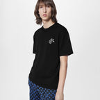 Signature Short-Sleeved T-Shirt – made from a fine compact cotton knit, it features an embroidered signature – LUX VERSE Luxury Designer Fashion Outlet