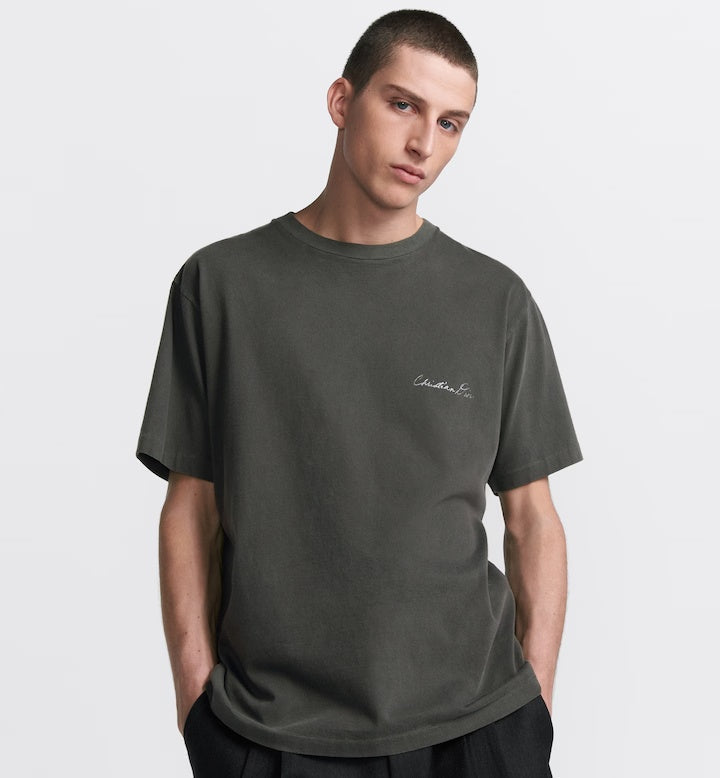 Handwritten Christian Relaxed-Fit T-Shirt – the T-shirt will effortlessly complete relaxed looks – LUX VERSE Luxury Designer Fashion Outlet