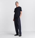 Icons T-Shirt – crafted in navy blue Sea Island cotton jersey, the world's oldest and rarest cotton, – LUX VERSE Luxury Designer Fashion Outlet