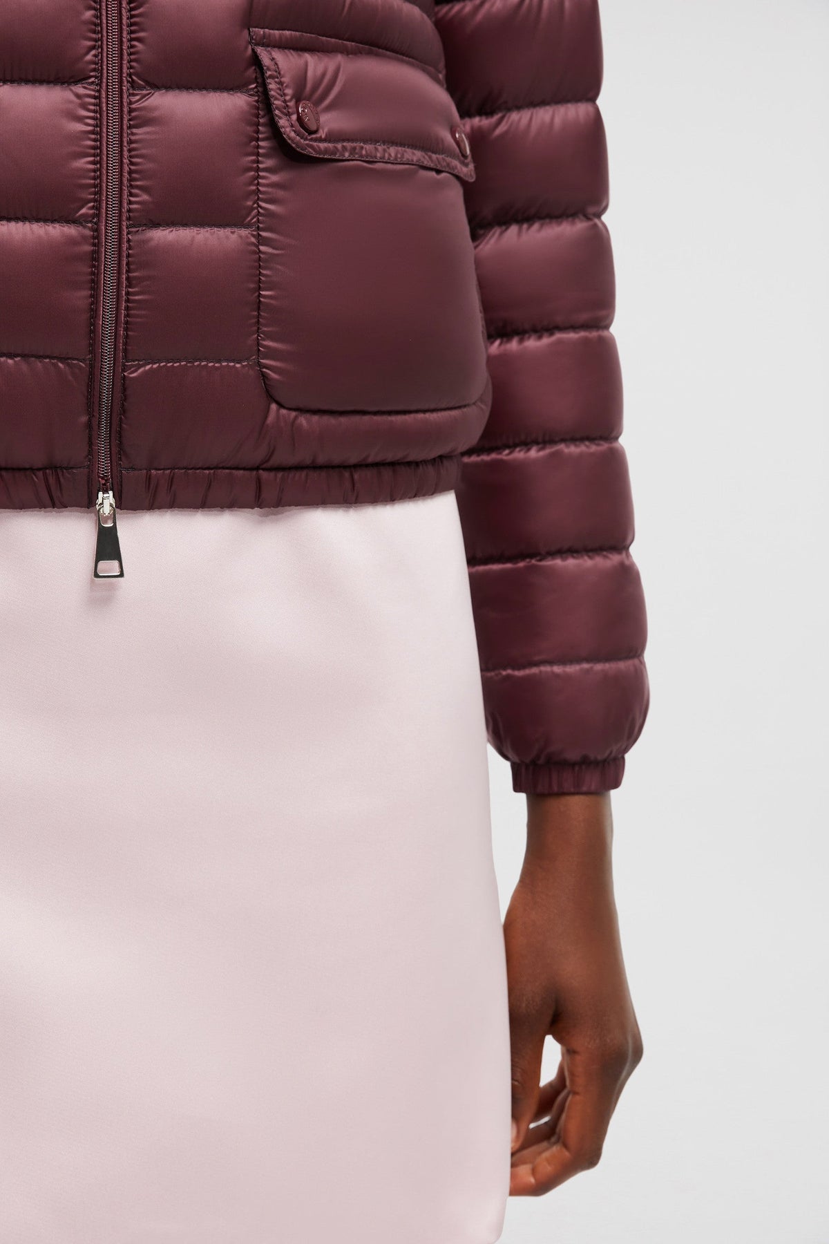 Moncler Lans Short Down Jacket – crafted from nylon léger, the short puffer plays with geometry: having the classic – LUX VERSE Luxury Designer Fashion Outlet