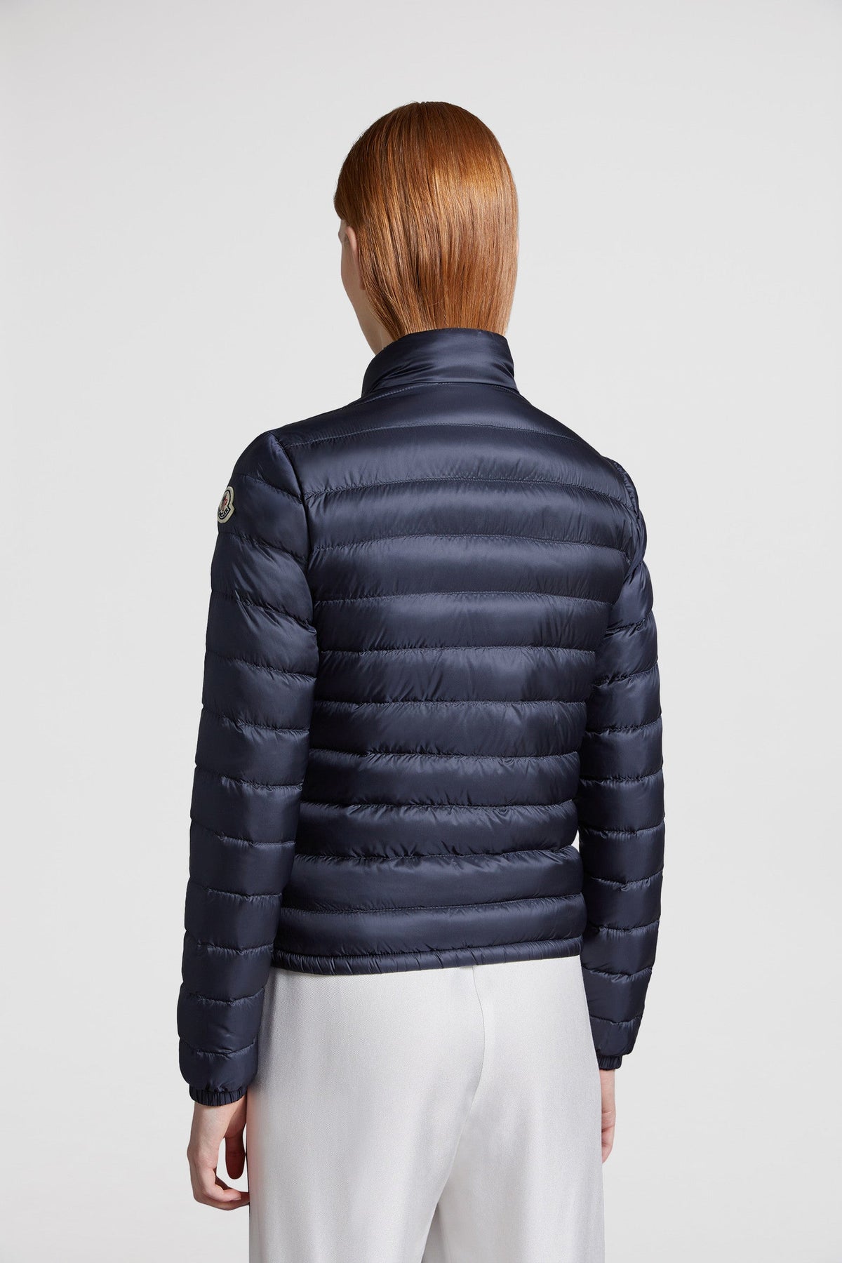 Moncler Lans Short Down Jacket – crafted from nylon léger, the short puffer plays with geometry: having the classic – LUX VERSE Luxury Designer Fashion Outlet