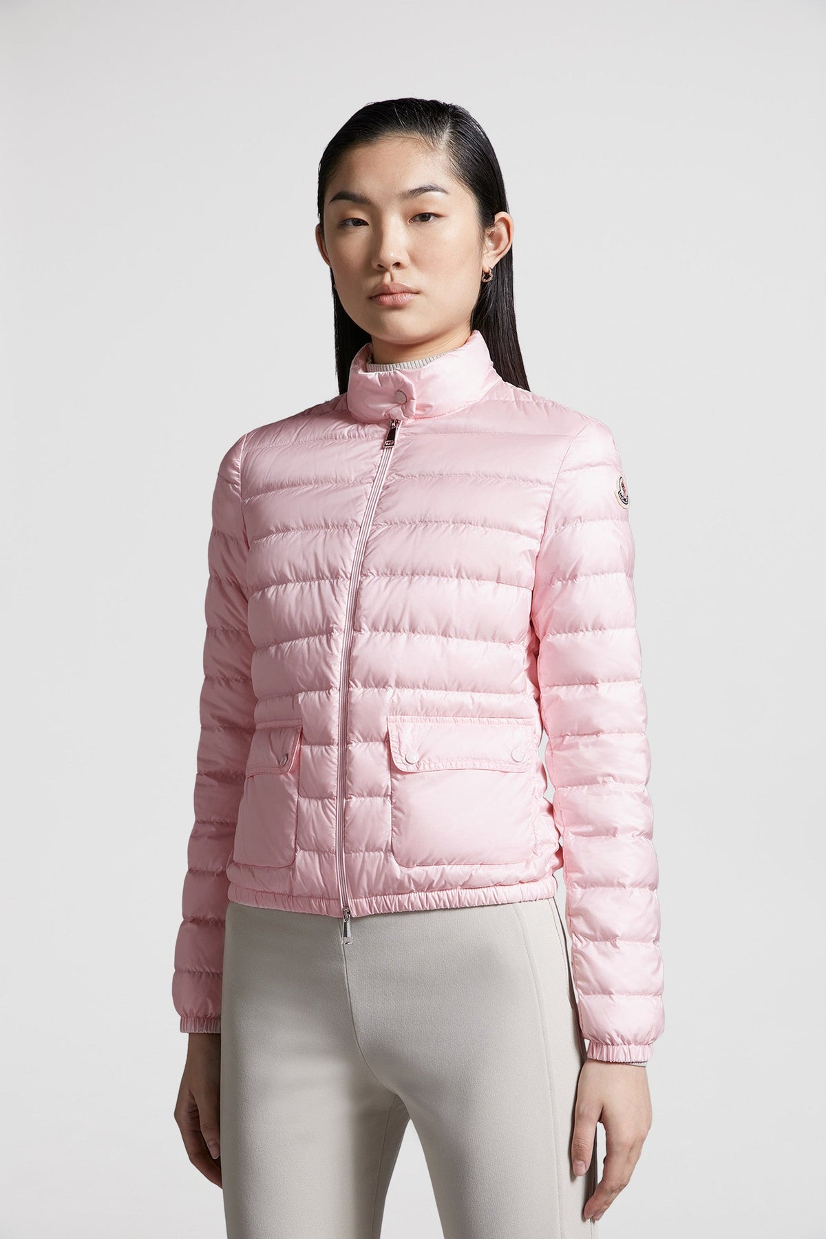 Lans Short Down Jacket – crafted from nylon léger, the short puffer plays with geometry: having the classic – LUX VERSE Luxury Designer Fashion Outlet