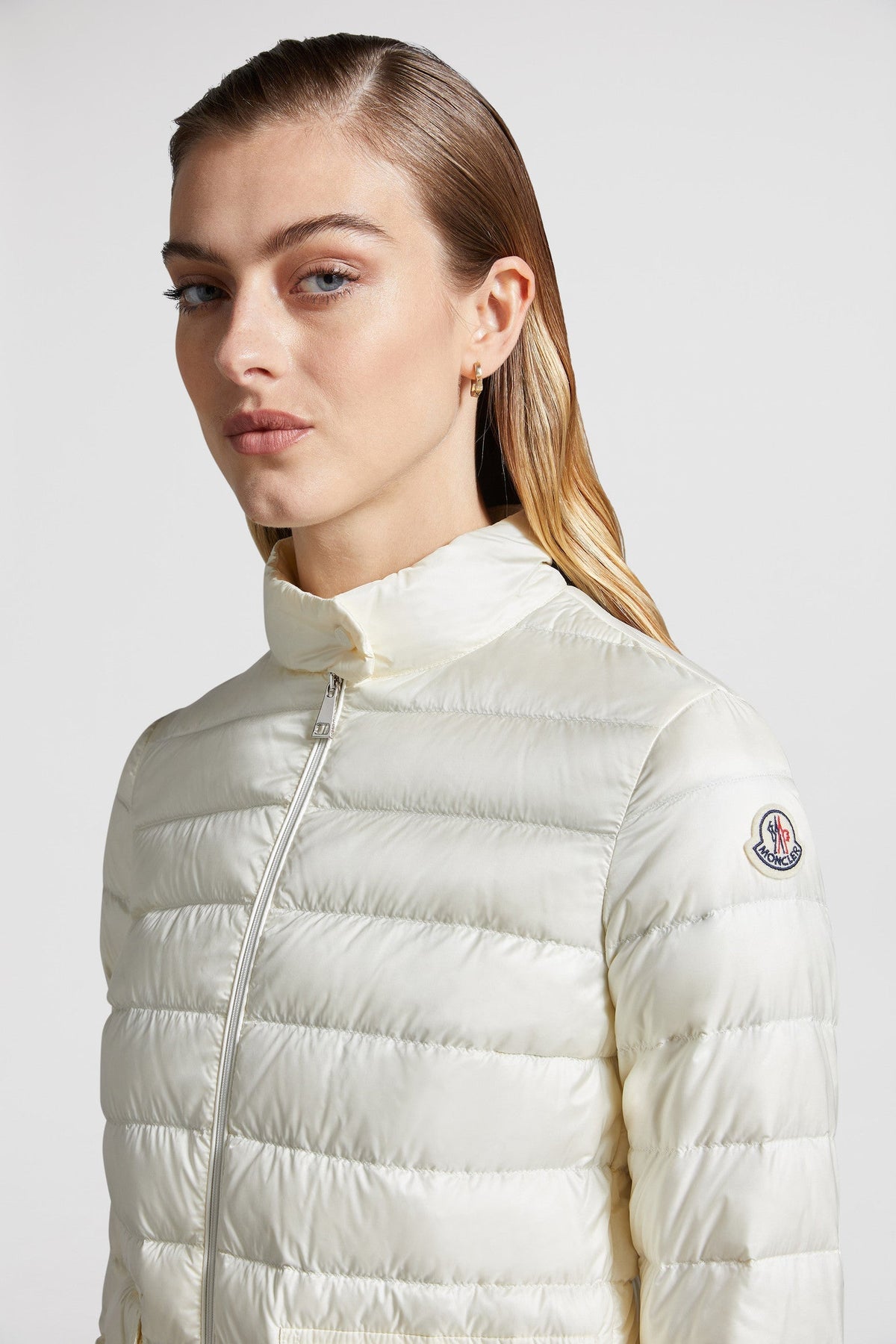 Lans Short Down Jacket – crafted from nylon léger, the short puffer plays with geometry: having the classic – LUX VERSE Luxury Designer Fashion Outlet