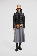 Laurine Short Down Jacket – the down jacket is further elevated through a ton-sur-ton grosgrain trim and a slim – LUX VERSE Luxury Designer Fashion Outlet