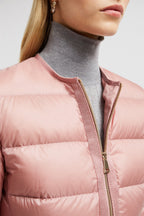 Laurine Short Down Jacket – the down jacket is further elevated through a ton-sur-ton grosgrain trim and a slim – LUX VERSE Luxury Designer Fashion Outlet
