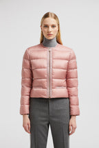 Laurine Short Down Jacket – modern and sophisticated, the style layers perfectly over work and eveningwear – LUX VERSE Luxury Designer Fashion Outlet