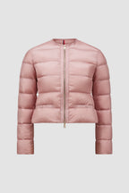 Laurine Short Down Jacket – the down jacket is further elevated through a ton-sur-ton grosgrain trim and a slim – LUX VERSE Luxury Designer Fashion Outlet