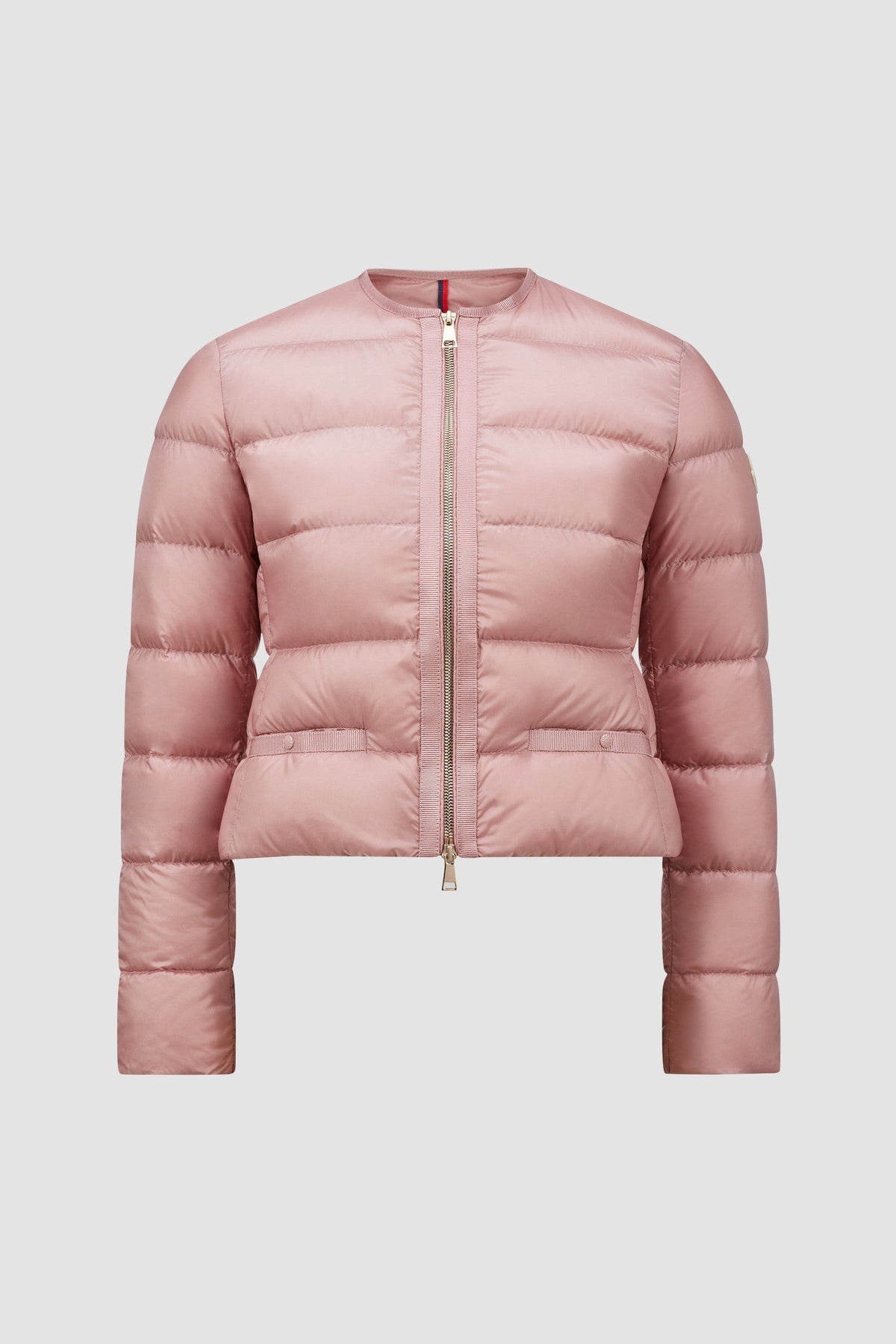 Laurine Short Down Jacket – the down jacket is further elevated through a ton-sur-ton grosgrain trim and a slim – LUX VERSE Luxury Designer Fashion Outlet