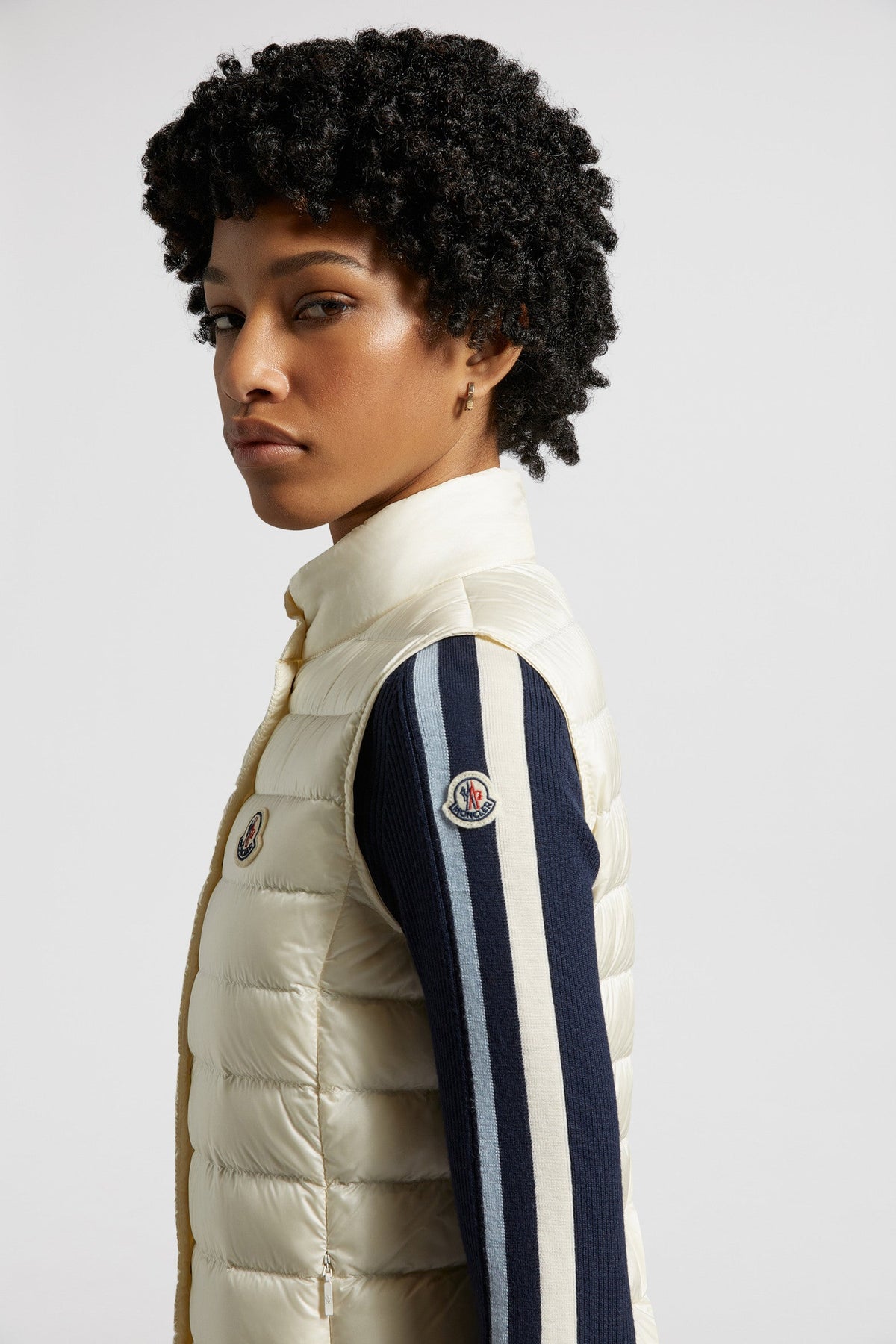 Liane Down Vest – the Liane vest has a slim, feminine cut that is easily styled over a t-shirt or – LUX VERSE Luxury Designer Fashion Outlet