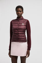 Liane Vest – crafted from nylon léger Nylon léger lining Down-filled Stand collar Snap button – LUX VERSE Luxury Designer Fashion Outlet