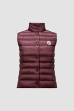 Liane Vest – it is characterized by a high neck and a subtle logo patch on the chest – LUX VERSE Luxury Designer Fashion Outlet