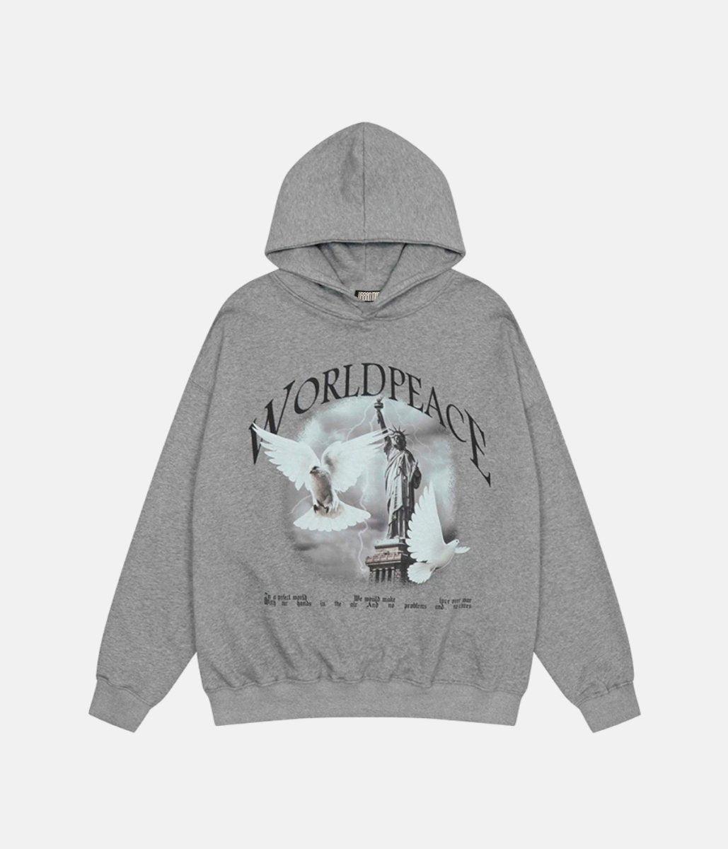Liberty Hoodie – material: Premium Cotton & Polyester Design: High Quality Print Fit type – LUX VERSE Luxury Designer Fashion Outlet