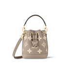Nano Noé Grained Leather – this bicolor version of the Nano Noé is crafted from supple Monogram Empreinte – LUX VERSE Luxury Designer Fashion Outlet