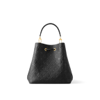 NéoNoé MM Monogram leather – black Embossed Monogram Empreinte grained cowhide leather Cowhide-leather trim – LUX VERSE Luxury Designer Fashion Outlet